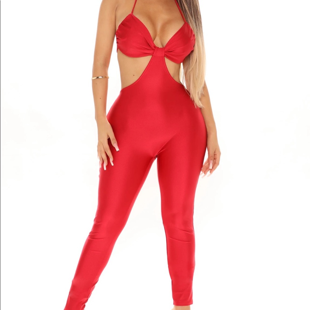 Fashion Nova Cut Out Jumpsuit